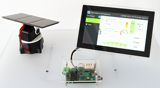 LVGL Solar Dashboard mit PicoCoreMX93 und NXP i.MX 93